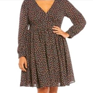 COPY - TORRID Bell Sleeve Wrap Dress Size 20